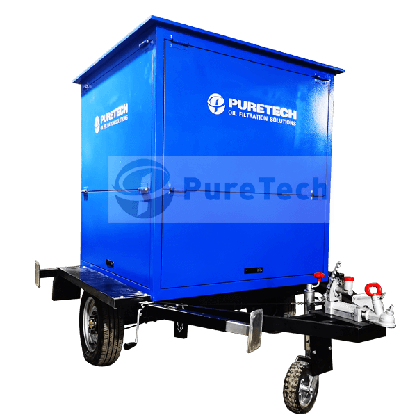 trailer mounted vacuum insulating oil filtration machine